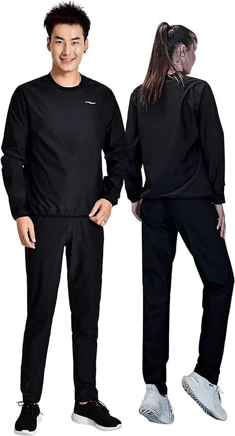 NANE Sauna Suit, Women's, Men's, Stylish, Large Size, Sportswear, Running Wear, Stretch, Odorless, Strong Sweating, Unisex, Loungewear - BeesActive Australia