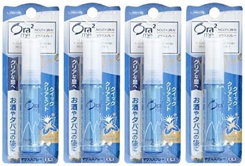 Aura 2 Breath Fine Mouth Spray Quick Mint, 0.2 fl oz (6 ml) x 4 Packs - BeesActive Australia