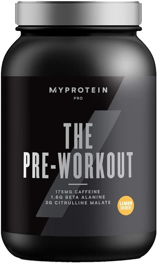 Myprotein The pre-workout The pre-workout Premium supplement ideal for pre-workouts Lemon sherbet flavor 444g - BeesActive Australia