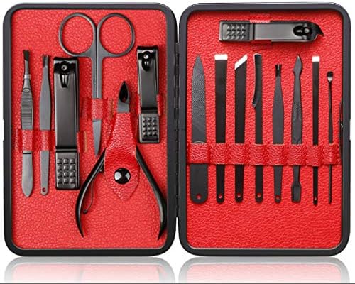 Beauty Nail Tool Set, Nail Clippers Set, Professional Nail Tools, 15 Set, Manicure Set, Pedicure Set, Nail Clippers, Nail Care, Nail Clippers, Convenient Portable, Grooming Kit, Nail Clippers, Leather - BeesActive Australia