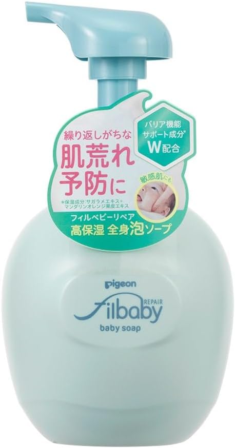 Pigeon Phil Baby Filbaby Full Body Foam Soap, Luxurious Sticky Foam, 16.2 fl oz (460 ml) - BeesActive Australia
