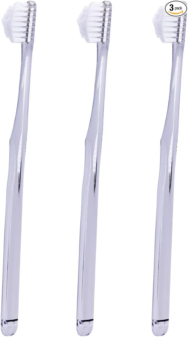 Miraculous Toothbrush, Clear Black, 3 Piece Set (Genuine, Official) - BeesActive Australia