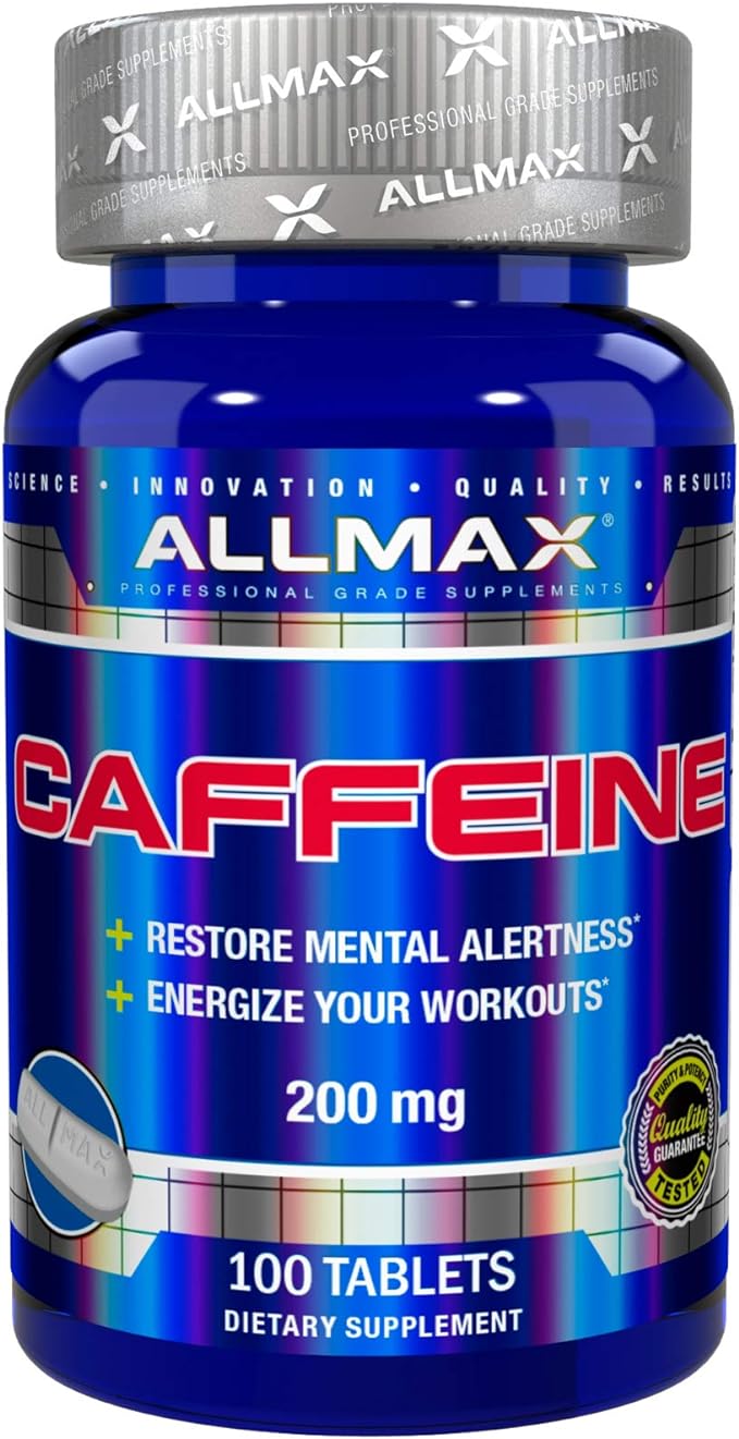 ALLMAX Nutrition, Caffeine, 200 mg, 100 tablets [parallel import product] - BeesActive Australia