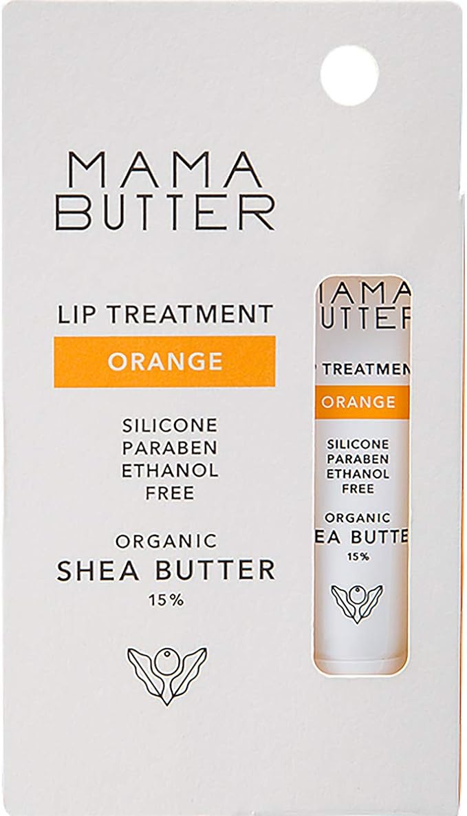 MAMA BUTTER Lip Treatment (Orange), Shea Butter Blend, Highly Moisturizing, 0.3 oz (8 g) -  Australia