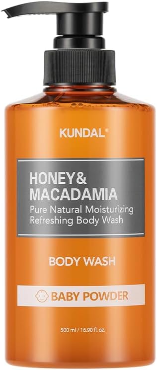KUNDAL Pure Body Soap, Baby Powder, 16.9 fl oz (500 ml), #Baby Powder -  Australia