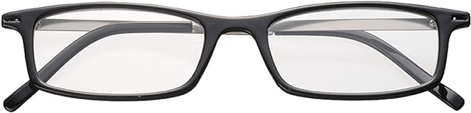 [Megan] Reading Glasses Stylish Men's Reading Glasses (Blue Light Cut, Ultra Slim Compact Ultra Flat Reader) Black Frequency 3.00 5625-30 - BeesActive Australia
