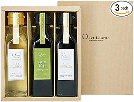 Eesame Oil Flaxseed Oil Wakakeru Peach 4.2 fl oz (120 ml) 3 Piece Gift Set / Box Included, Perilla Oil, Linseed Oil, Low Temperature Pressed Omega 3 α-Linolenic Acid, Domestic Oil Pressed DHA EPA - BeesActive Australia