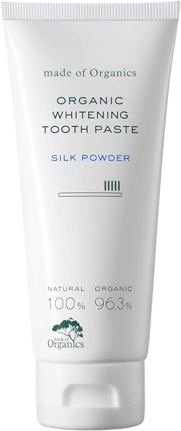 Made of Organics Whitening Toothpaste Silk Powder 100g 100g (x1) - BeesActive Australia