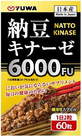 Yuwa 6000FU Soybean Quinase 6000FU 60 Tablets x 3 Piece Set - BeesActive Australia