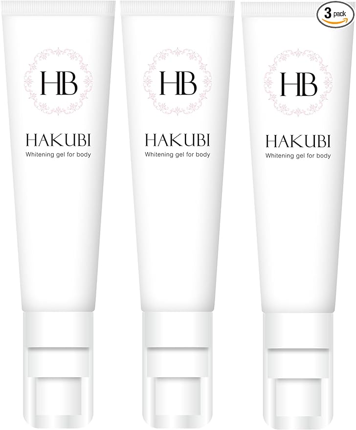 HAKUBI Hakubi (3 Sets) Dark Heads, Delicate Zone, Elbow (Elbow), Knee (Knee), Armpit, Nipple, Vio, Whitening Cream, , Made in Japan, 1.1 oz (30 g) -  Australia