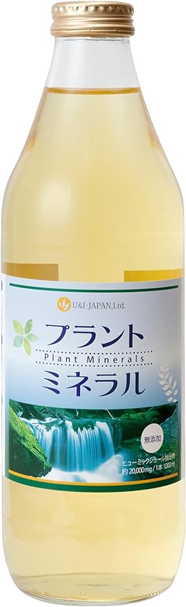 U&I･JAPAN Plant Minerals 1000mL Natural minerals created over 100 million years More than 70 highly absorbable minerals similar to all types Potassium Silica (silicon) Fulvic acid Multimineral Humic Shale Plant-based Various uses - BeesActive Australia