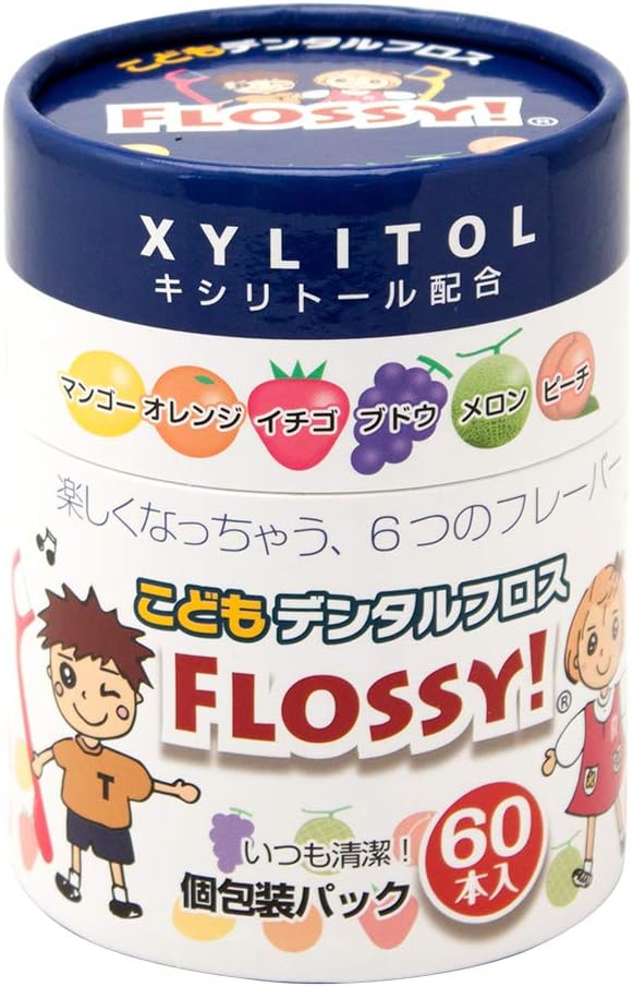UFC Supply Children's Dental Floss Frossy, Orange, 60 Pieces, Pack of 60 (x1) - BeesActive Australia