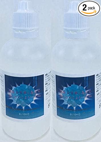 Convenient to carry crystal silica 100ml set of 2 [Water-soluble silicon (silicon) concentration guaranteed to be over 10,000ppm] - BeesActive Australia