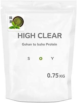 [No Artificial Sweeteners, Not Sweet Matcha Flavor] Soy Protein with Rice, Not Sweet Matcha Flavor Powder 750G Made with Organic Matcha HIGH CLEAR Pouch - BeesActive Australia