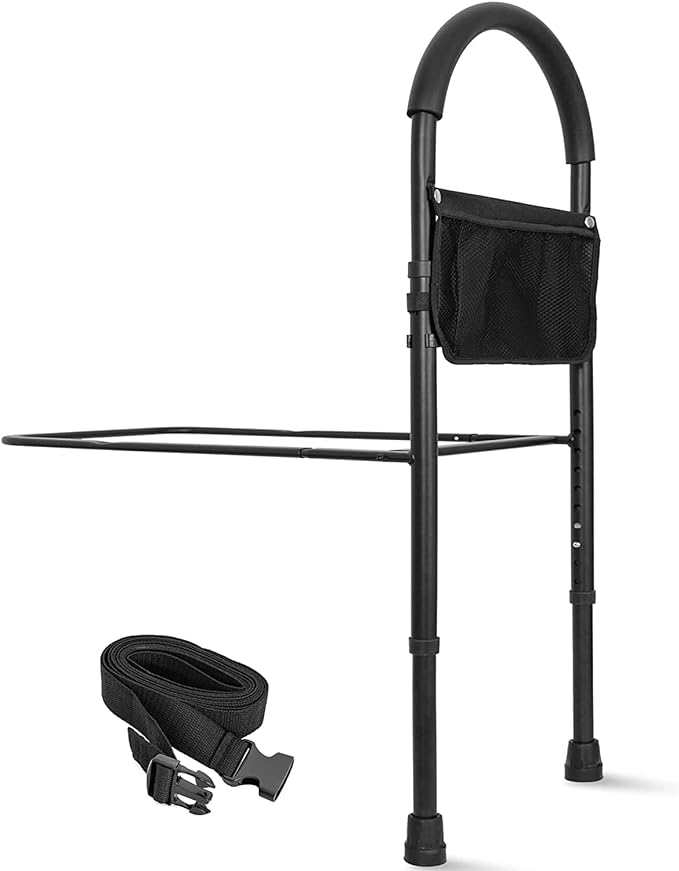 Handrail for Bed, Handrail for Bed, Bed Arm, Handle, Height Rail, Adjustable Length, Bedride, Assistance, Fall Prevention, Small Storage Organizer Bag Included -  Australia