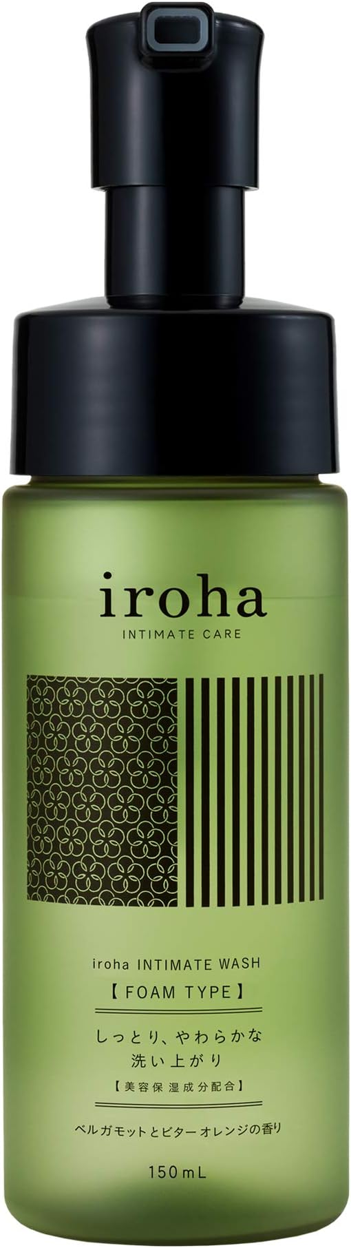 iroha Delicate Zone Soap, Intimate Wash, Foam Type, Bergamot and Bitter Orange Scent, Foam Type, 5.1 fl oz (150 ml), Weak Acid -  Australia