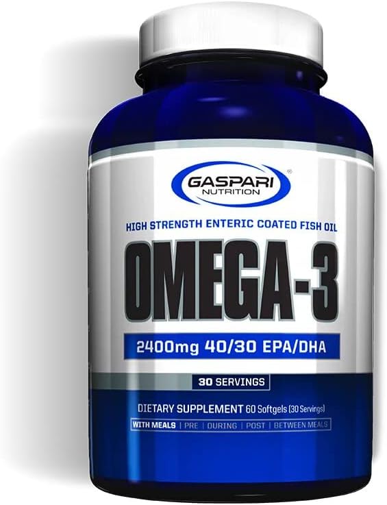 Gaspari Nutrition, Omega-3, 2,400mg, 60 Softgels (1,200mg per capsule) - BeesActive Australia
