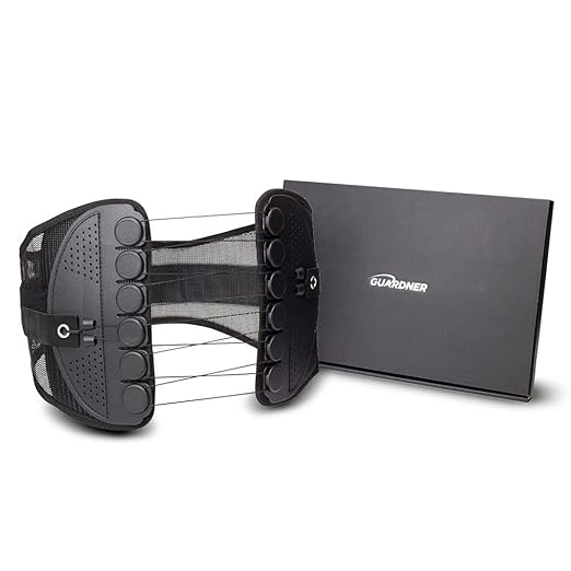 Guardner Back Pain Support Belt, Posture Correction, Safe Domestic Manufacturer, Non-Rubber, Superior Lower Back Pain Improvement, Weight Loss Effect, Strong Fixation, Non-stuffy, Lightweight, Washable, Slim, Strong Corset, Gift, Large -  Australia