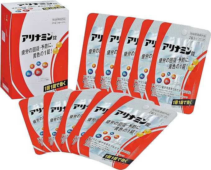 Alinamin Tablets 2 tablets x 10 packets Recovery and prevention of fatigue Maintenance and improvement of body resistance Convenient to carry -  Australia
