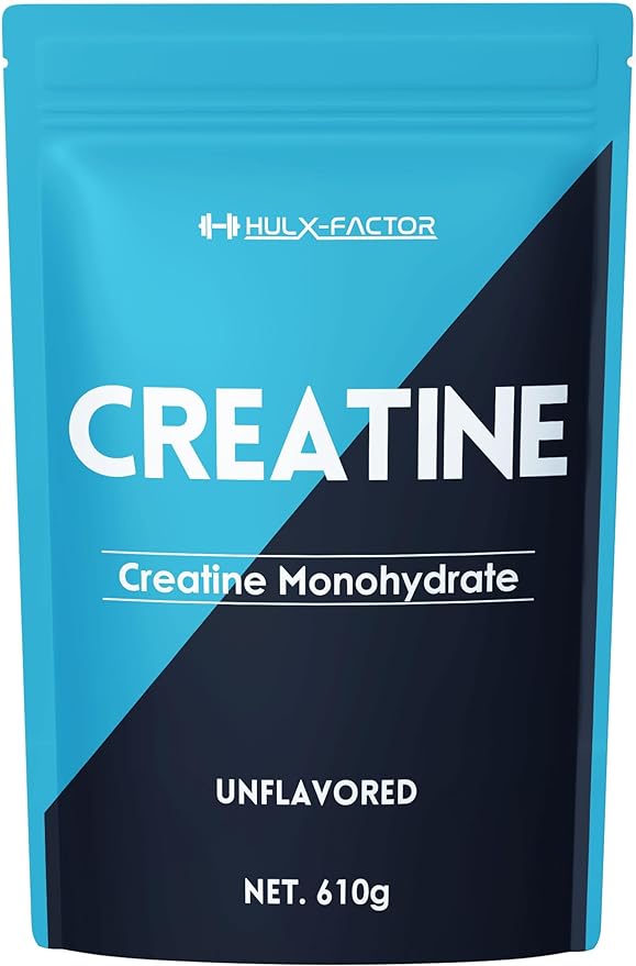 Creatine Monohydrate 610000mg Hulk Factor 610g 122 servings Pure Powder No Additives - BeesActive Australia