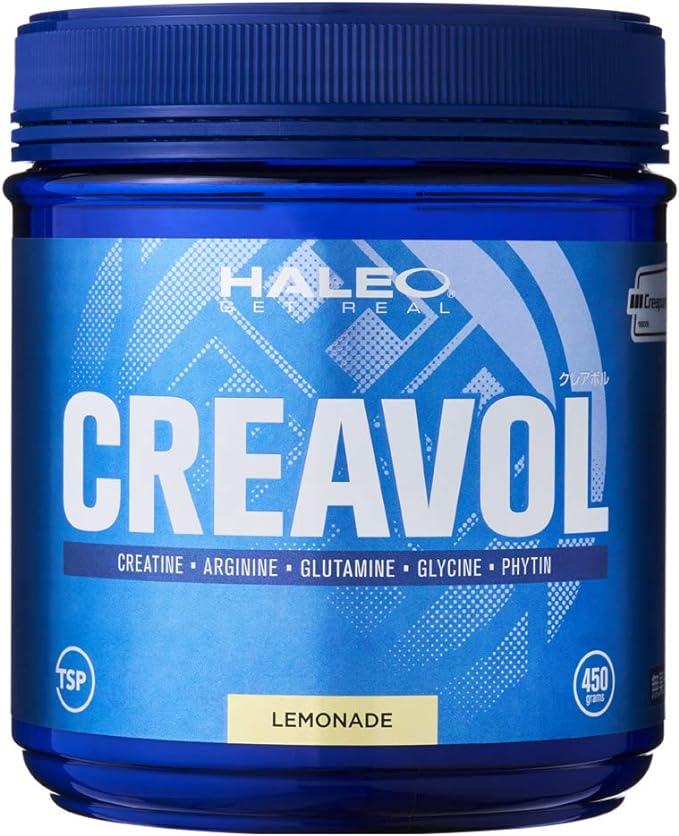 HALEO Creatine Creabol 450g Lemonade flavor Contains all 6 ingredients Uses Creapure brand - BeesActive Australia