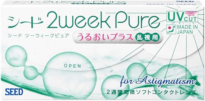 2 Week Pure Moisture Plus for Astigmatism [BC] 8.6 [PWR] -4.00 [Astigmatism Power] -0.75 [Astigmatism Axis] 90 6 pieces - BeesActive Australia