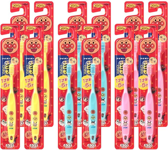 Lion Children Toothbrush for 1.5-5 Years Old Anpanman Set of 12 -  Australia