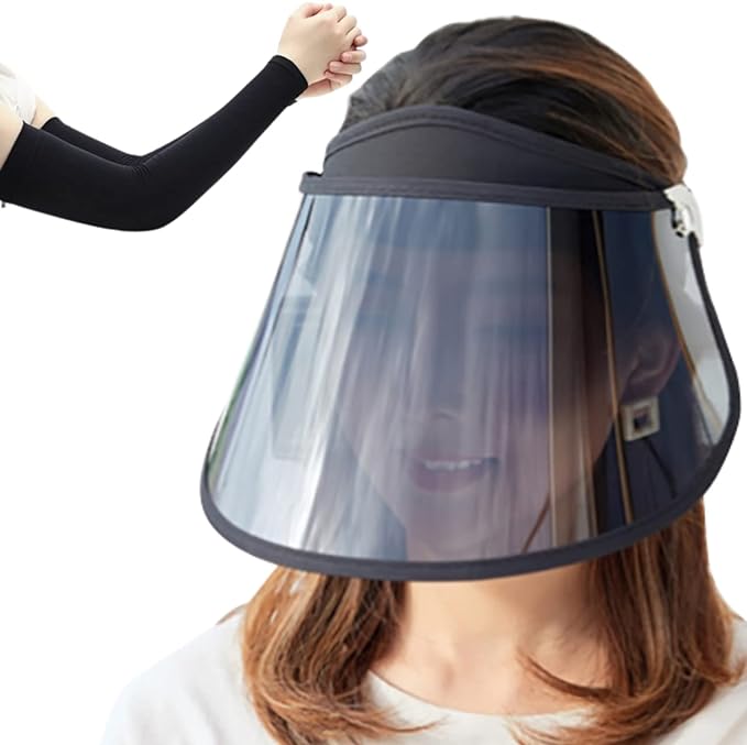 SanDoll Women's Well-Built Sun Visor, UV Protection, Rain Visor, UV Protection, Sun Protection, Sun Protection, Men's Visor, Good Visibility, Black - BeesActive Australia