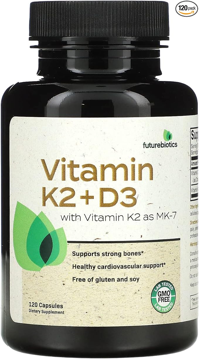 Futurebiotics, Vitamin K2 (MK-7), 120 Tablets - BeesActive Australia
