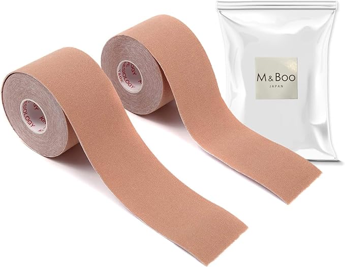 Taping Tape Kinesio Tape Kinesiology Tape 2 Rolls Muscle Joint Support Breathable Elastic Sweat Resistant 5cm x 5m (M&Boo) - BeesActive Australia