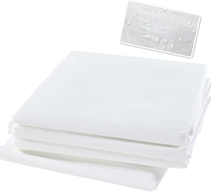 Waterproof Sheets, Disposable Width 31.5 x Length 70.9 inches (80 cm) x Length 70.9 inches (180 cm), Bed Sheet, Dispo Sheets, 20 Sheets Included, For Beauty Salon Massage (White) -  Australia