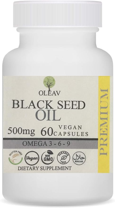Black Cumin Seed Oil Vegan Capsules 500 mg 60 Tablets Cold Press Extra Virgin Oil Black CUMIN SEED OIL VEGAN SUPPLEMENT - BeesActive Australia