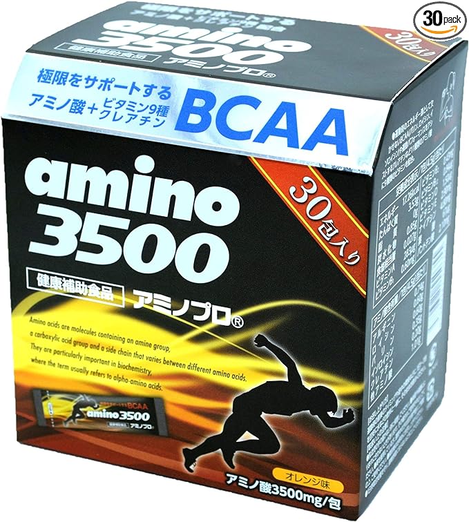 Aminopro 30 sachets Amino acid 3500mg BCAA Orange flavor Stick type (30 sachets) - BeesActive Australia