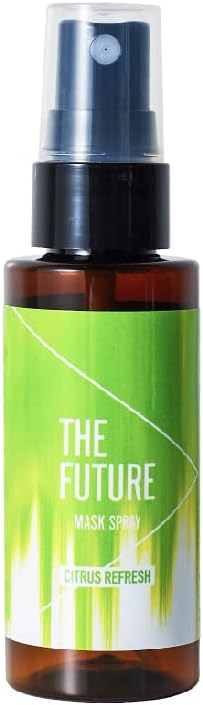 THE FUTURE Citrus Refreshing Mask Spray, Disinfectant, Deodorizing, Antibacterial, Aroma, 100% Natural Fragrance, Made in Japan, Portable, 1.6 fl oz (48 ml) 1 Bottle - BeesActive Australia