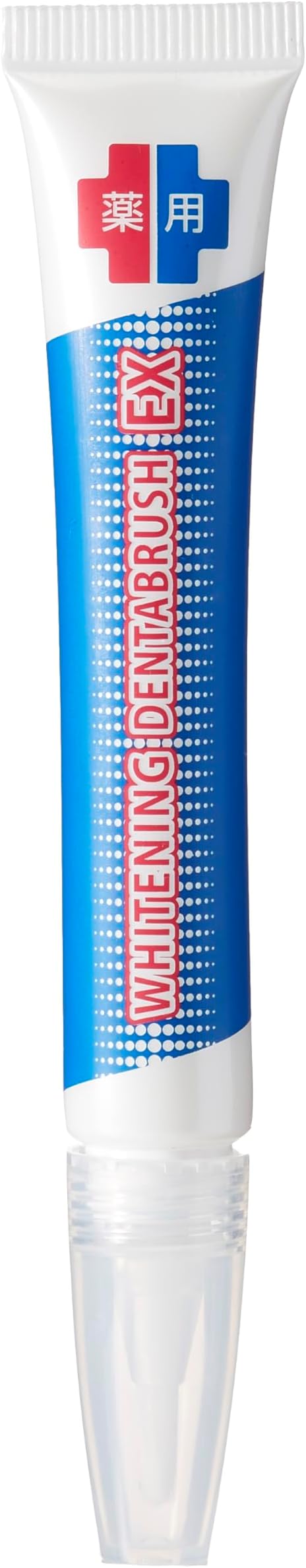 Quasi-drug Denta-Brush EX Medicated Whitening Gel, 0.4 fl oz (12 ml), Just Apply, Baking Soda, Fluorine Blended, Abrasives Free, Additive-Free - BeesActive Australia