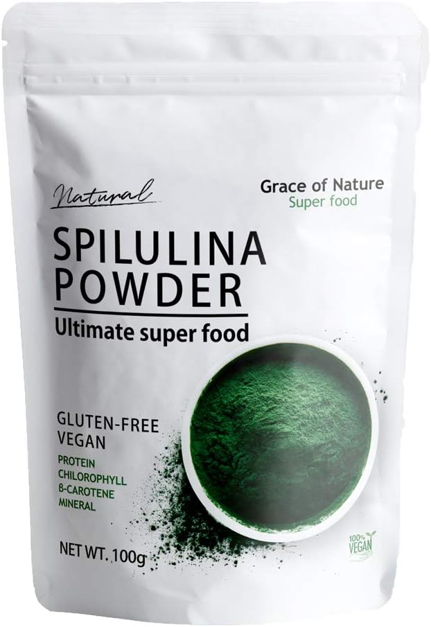 Grace of Nature Spirulina Powder, 7.1 oz (200 g) - BeesActive Australia