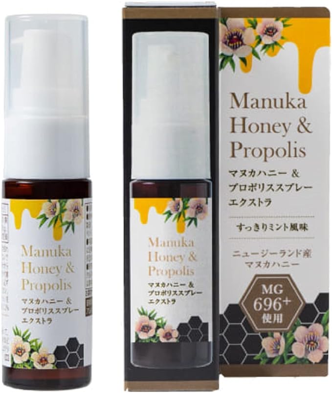 Tree of Life Manuka Honey & Propolis Spray Extra 0.7 fl oz (20 ml) - BeesActive Australia
