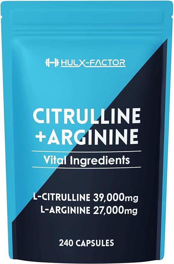 Hulk Factor Citrulline Arginine 66000mg Supplement Zinc Maca 12 carefully selected types 240 tablets Domestic production - BeesActive Australia