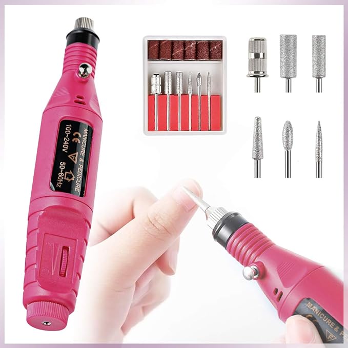 Nail Machine, Nail Drill, Electric Nail File, Nail Polish, Nail File, Exfoliating, Cuticle Treatment, Nail File, Hobby Router, DIY Hobby, PSE Certified, Electric Nail Care, Nail Supplies, Electric Nail Care, Nail Machine - BeesActive Australia