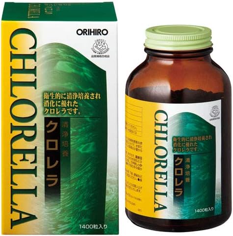 Orihiro clean cultured chlorella approximately 1400 grains x 2 pieces - BeesActive Australia
