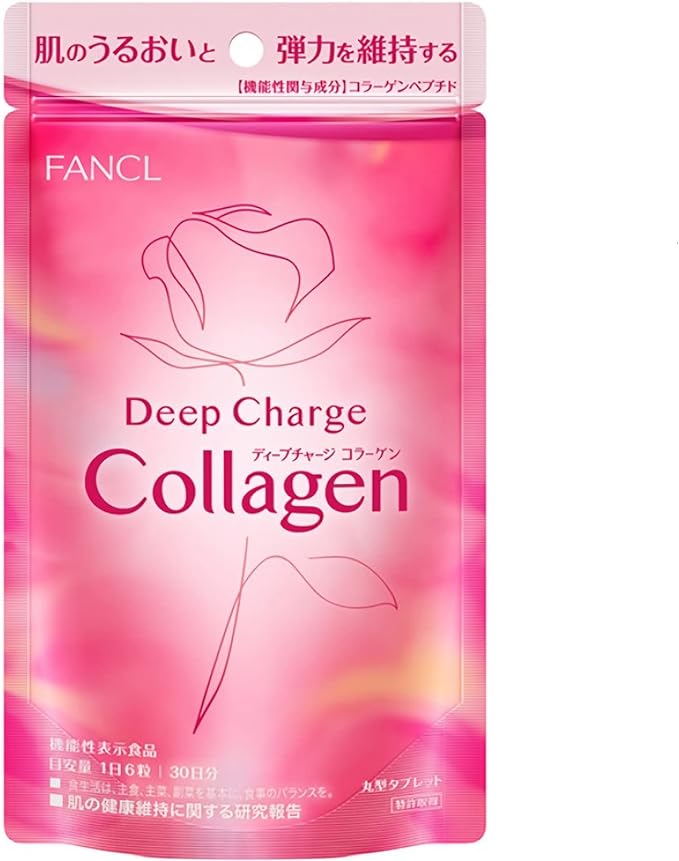 FANCL Deep Charge Collagen (Approx. 30 Day Supply), 180 Tablets - BeesActive Australia