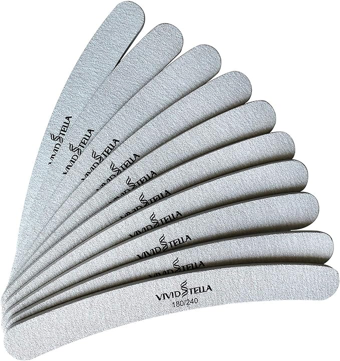 nail file nail file set pro nail buffer nail file nail file nail polish gel nail file 180/240 grit nail file and buffer nail file buffer block for nail art care - BeesActive Australia