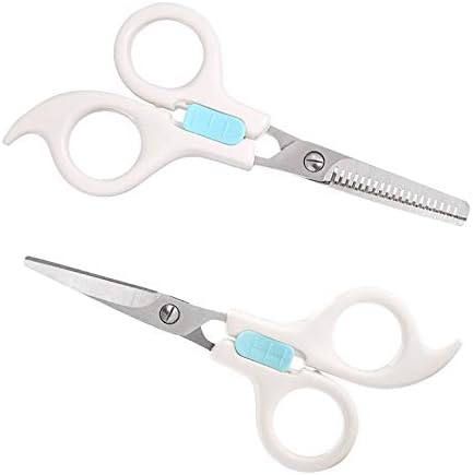 Hair Cutting Scissors for Children, Baby Scissors for Babies, Child Safe Lock, Set of 2, Scissors - BeesActive Australia
