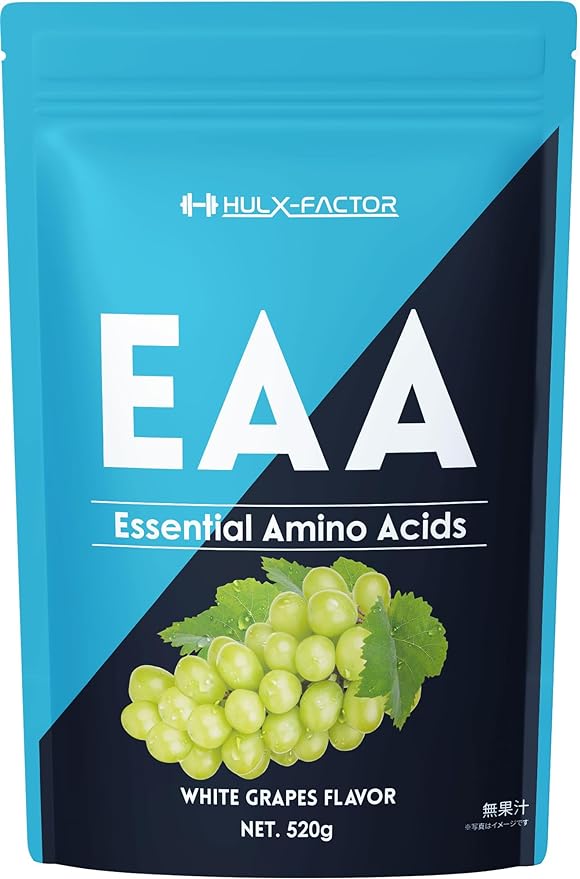 [White Grape Flavor] Essential Amino Acid Supplement EAA Beta-Alanine Contains Hulk Factor 520g Made in Japan - BeesActive Australia
