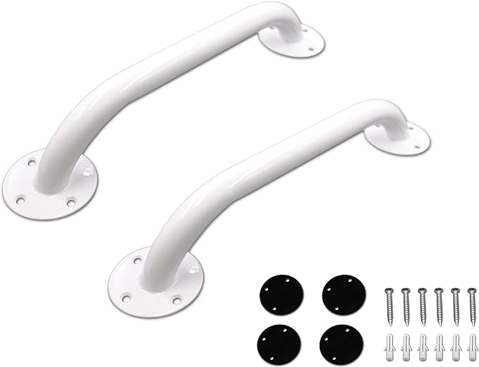 PEPE - Bathtub Handrails Tub and Toilet Handrails Set of 2 Bars 30cm Long Bathtub and Shower Handrails - BeesActive Australia