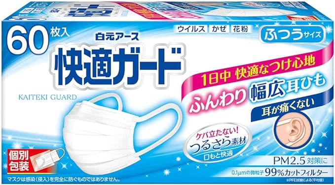 Comfortable Guard Mask, Regular Size, Pack of 60 [Individually Packaged] -  Australia