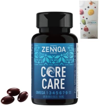 ZENNOA Core Care Omega 3, 90 Capsules, Supplement, Omega Fatty Acids, Official Brochure, Zennoa - BeesActive Australia