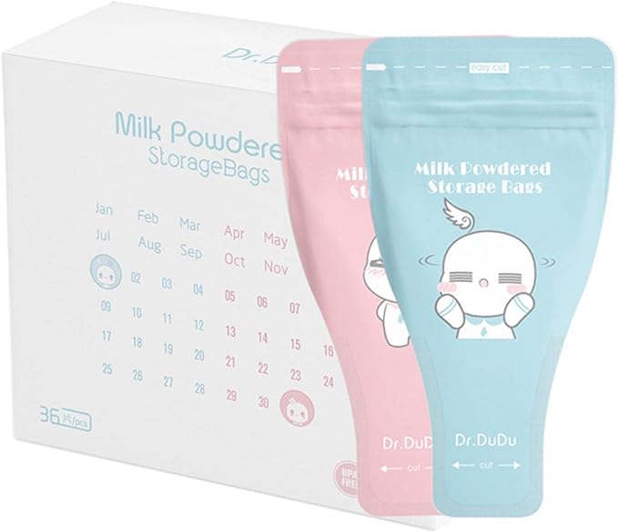 Carrie-ful Milk Powder Bag, Milk Powder Storage Bag, Portable, Milk Powder Storage Pack, Pack of 36, Safe, Non-Toxic, Sterilized, Hygienic, Safe, Leak Proof, Powder Storage Bag -  Australia