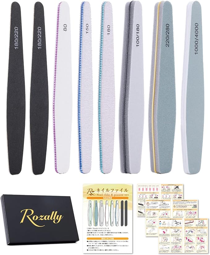 Rozally Nail File, Emery Board, Nail File, Nail File, Nail File, Nail Care, Nail File - BeesActive Australia