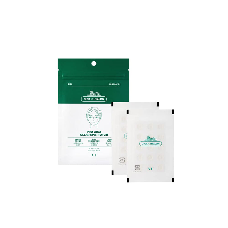 CICA Clear Spot Patch, Acne, Sensitive Skin, Rough Skin Care, Pore Care, Acne Patch, Pimple Patch - BeesActive Australia
